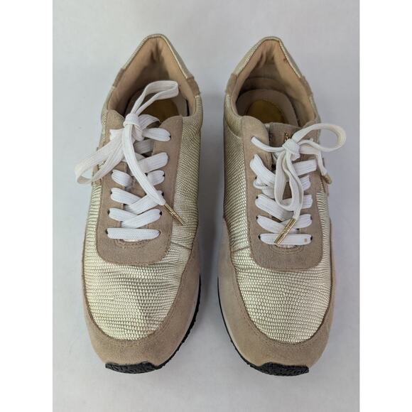 MICHAEL Michael Kors Womens Stanton Trainer Leather Low Top Lace Up 8M - Picture 6 of 9